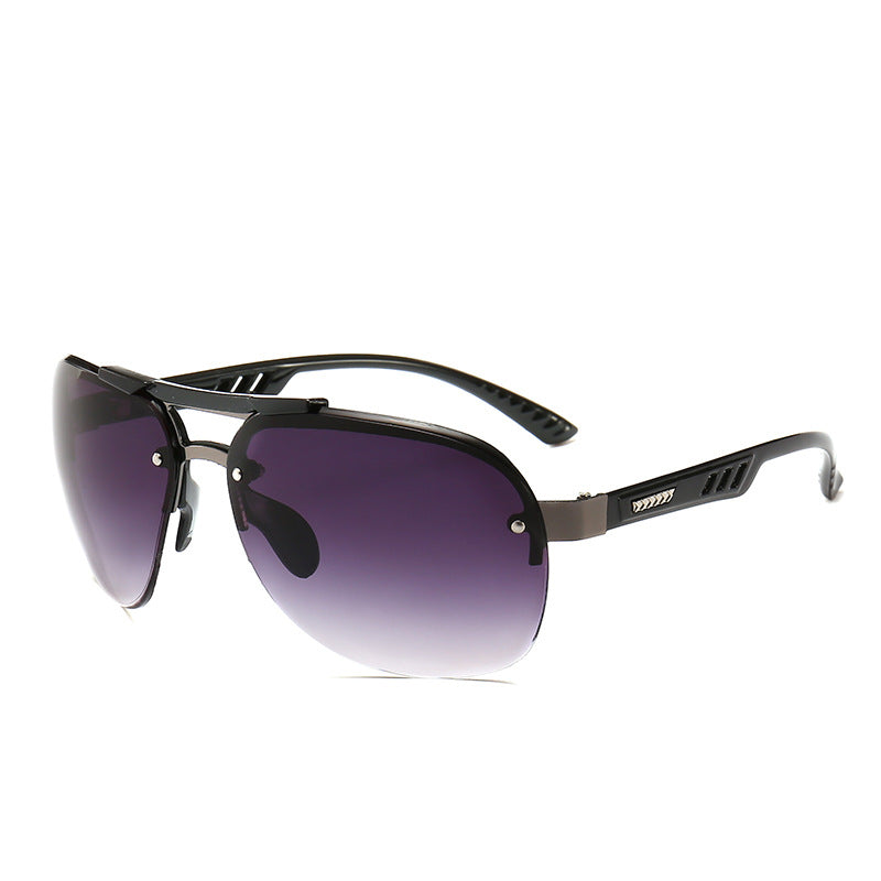 Damen sportliche Flieger-Sonnenbrille mit verlaufenden Gläsern Karnz