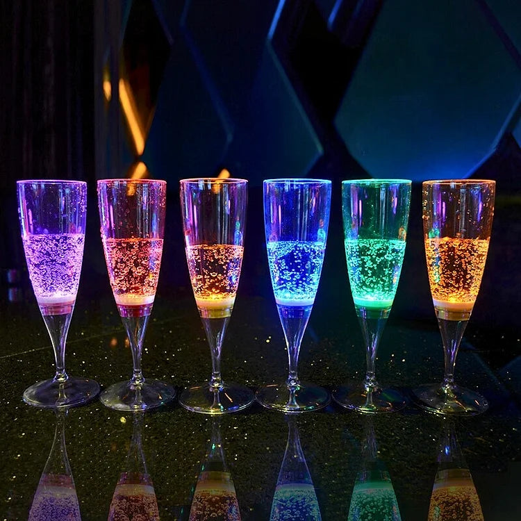 GlowSip - LED-beleuchtetes Weinglas-Set (6 Stück) Karnz