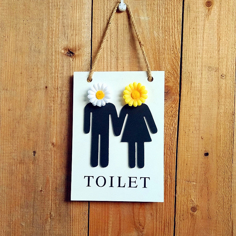 Dekorativer Toilettenboard