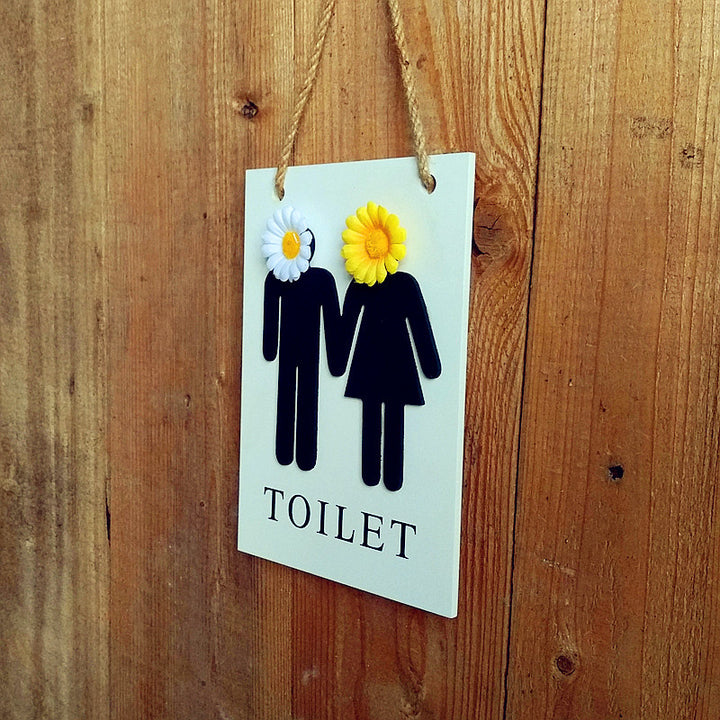 Dekorativer Toilettenboard