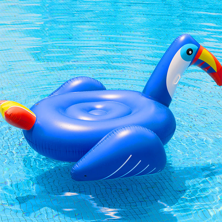 Unisex Aufblasbares Tukan-Schwimmtier Karnz