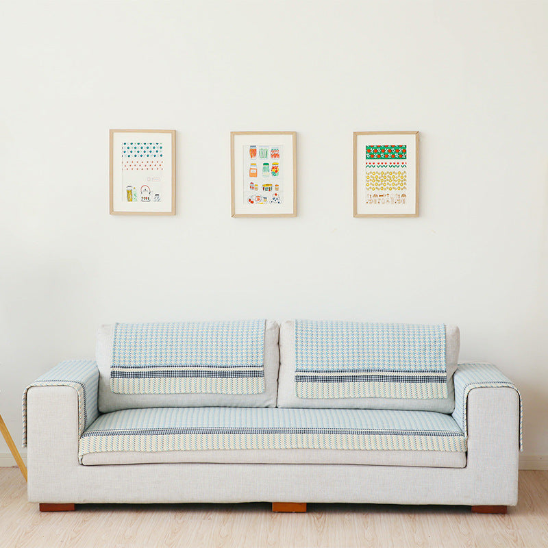 Sofa-Auflage-Set für 3-Sitzer mit rutschfester Unterseite und dekorativer Steppung Karnz