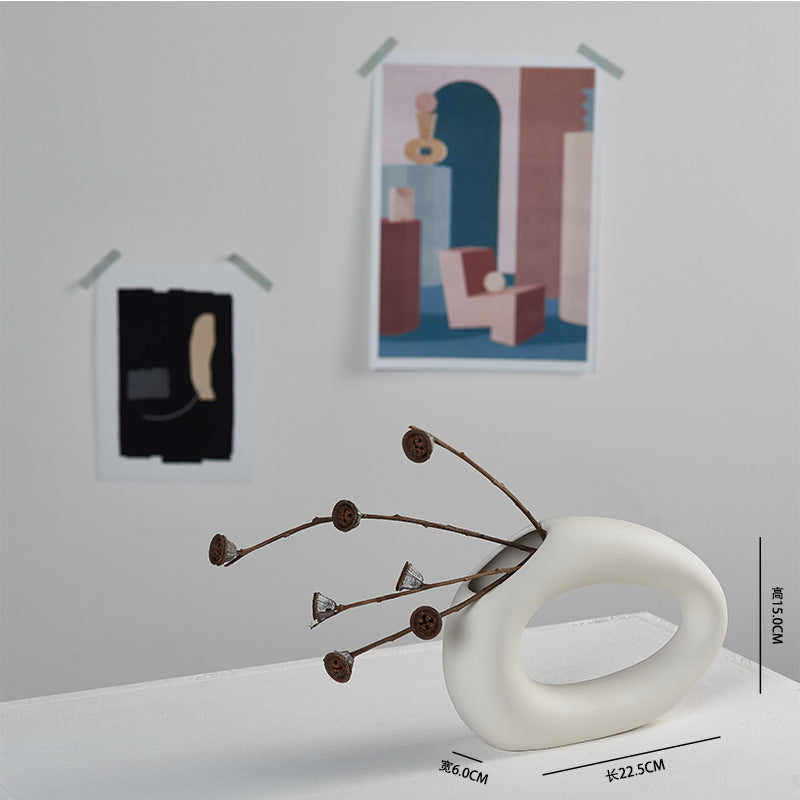 Kreative abstrakte dekorative Vase