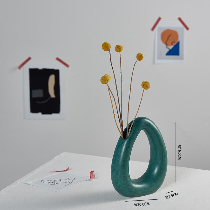 Kreative abstrakte dekorative Vase