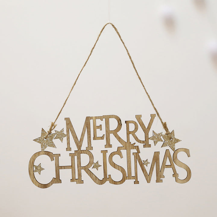 Holz Weihnachtsdekoration Schild