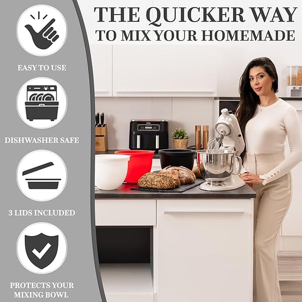 FlexiMix Silikon-Liner für KitchenAid Kippkopf-Mixer | Karnz