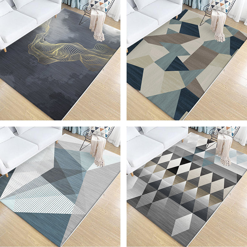 Modern Geometrischer Teppich Karnz