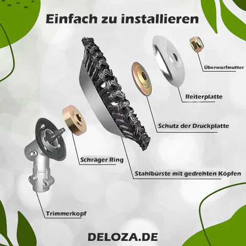 EasyTrimmer Unkrautentferner mit Metallköpfen | Karnz