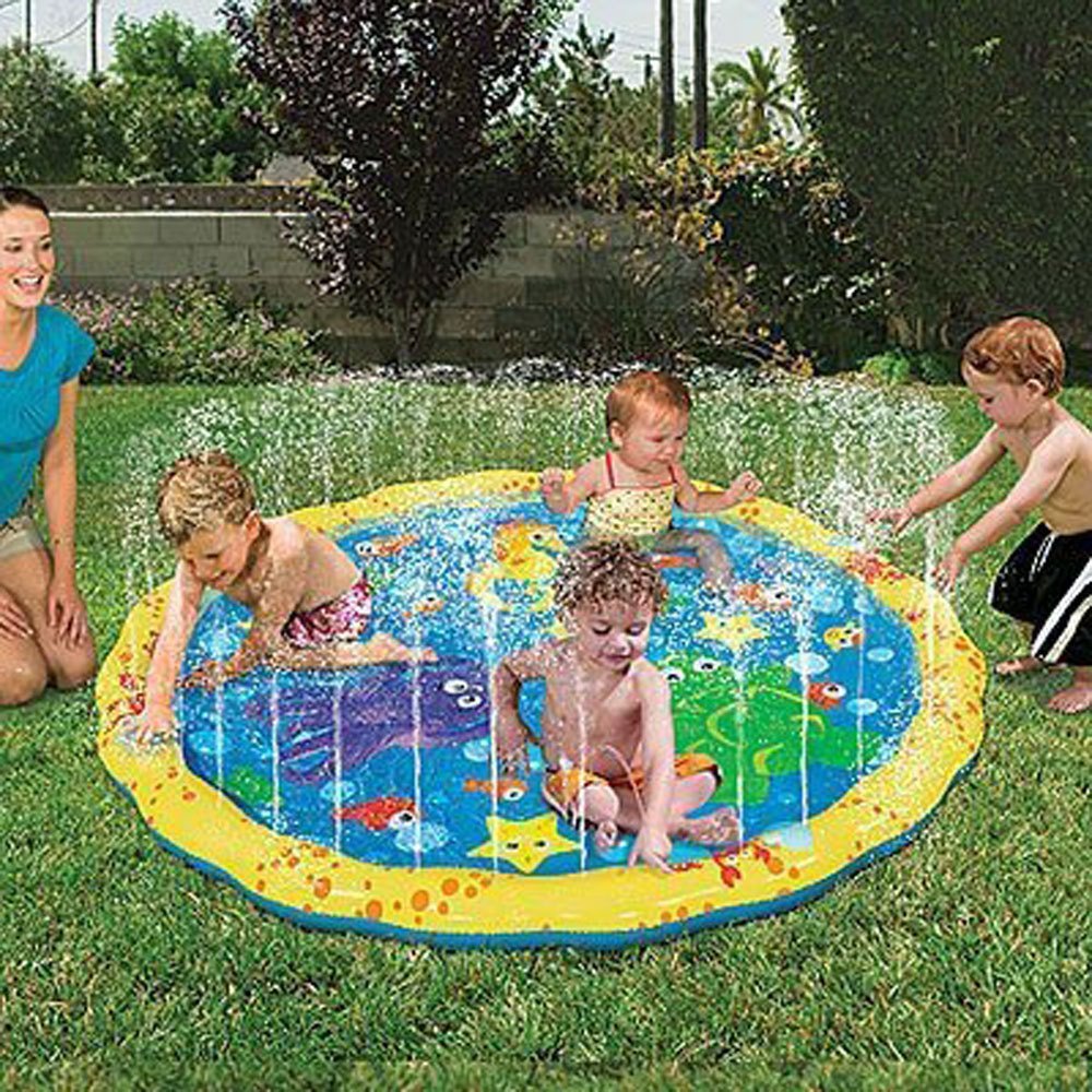 Unisex Spritzende Wasser-Spielmatte Karnz