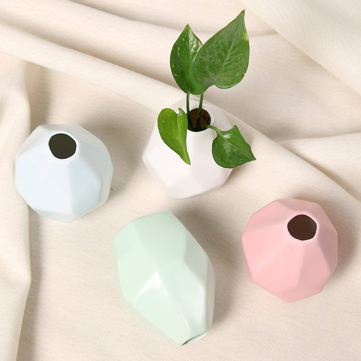 Geometrische Keramische Dekorative Vase Karnz