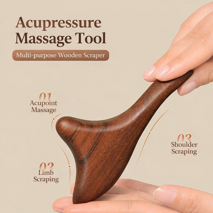 Natürlicher Holzfußmassager Schüssellift