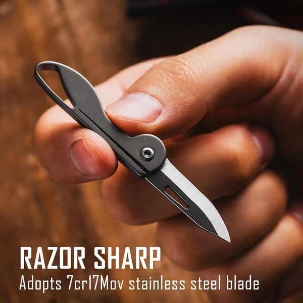 Mini Titanlegierung Faltbare Taschenmesser Karnz