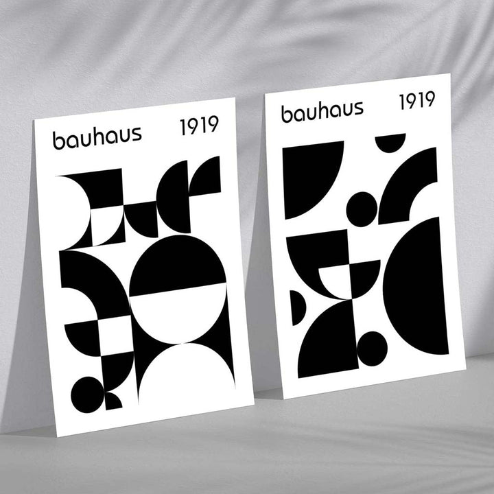 Bauhaus-Kunstdrucke, Schwarz-Weiß, Mitte des 20. Jahrhunderts