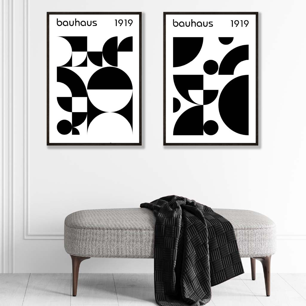 Bauhaus-Kunstdrucke, Schwarz-Weiß, Mitte des 20. Jahrhunderts