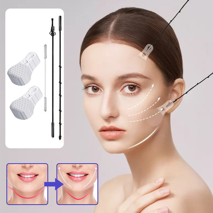Karnz | Unsichtbare Facelift-Patches | 120er Vorratspack | Ultra-dünne 0,02mm Adhäsions-Technologie | Wasserfest & Hypoallergen | Mechanisches V-Shape Lifting | Transparent