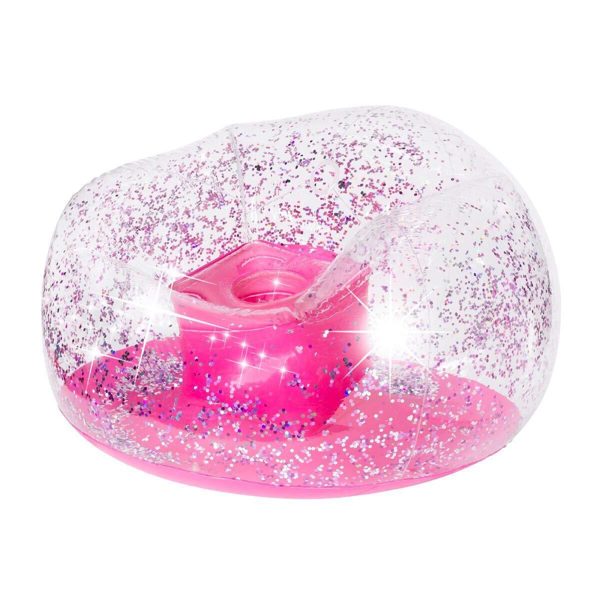 Unisex Aufblasbare Sitzecke mit Glitzer Karnz