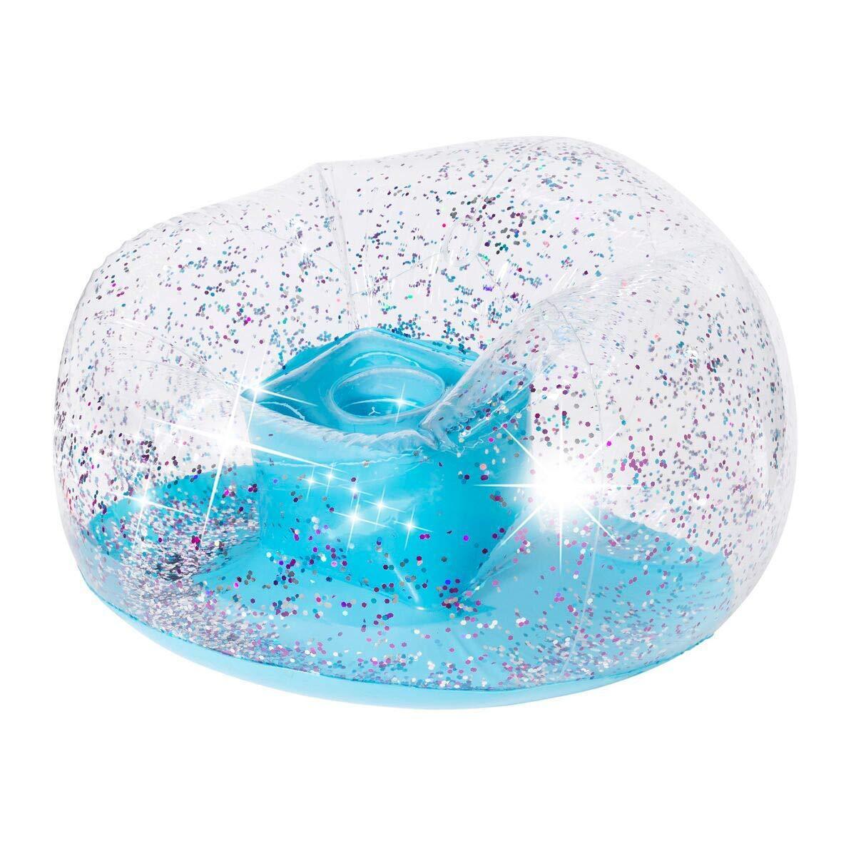 Unisex Aufblasbare Sitzecke mit Glitzer Karnz