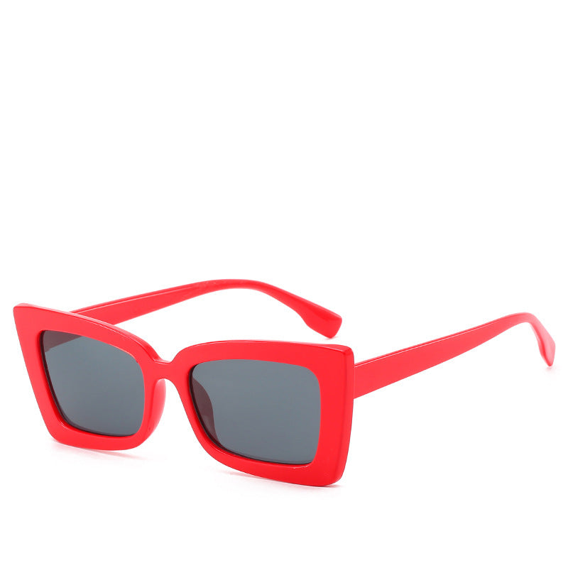 Damen Designer-Sonnenbrille mit modernem geometrischen Rahmen Karnz
