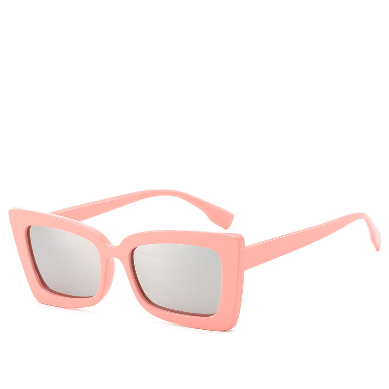 Damen Designer-Sonnenbrille mit modernem geometrischen Rahmen Karnz