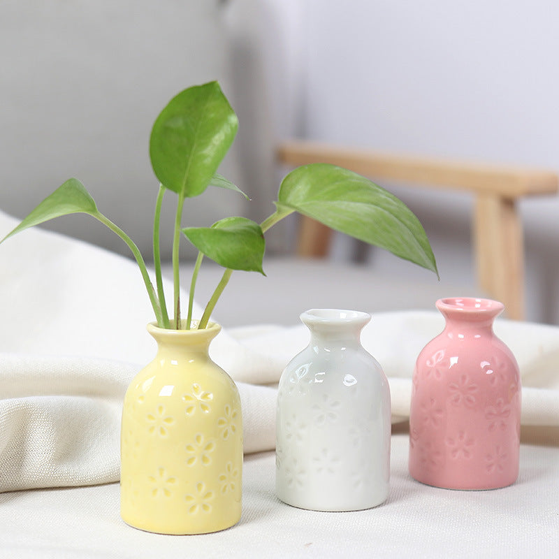 Charmante Keramik-Bud-Vase Karnz