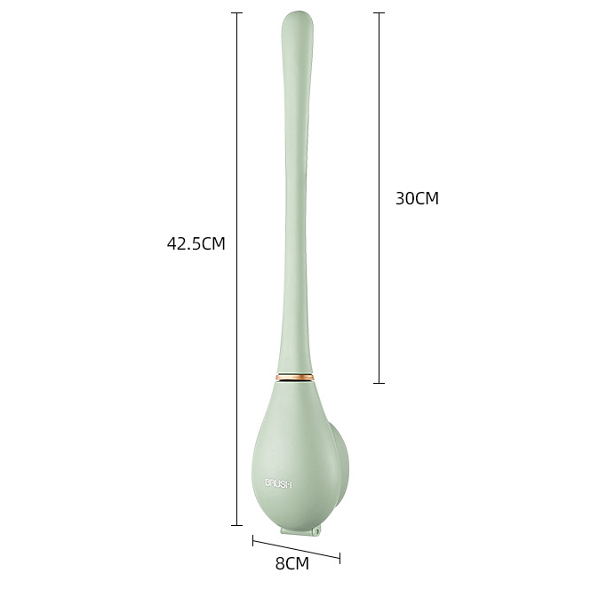 🔥Moderne flexible Silikon-Toilettenbürste