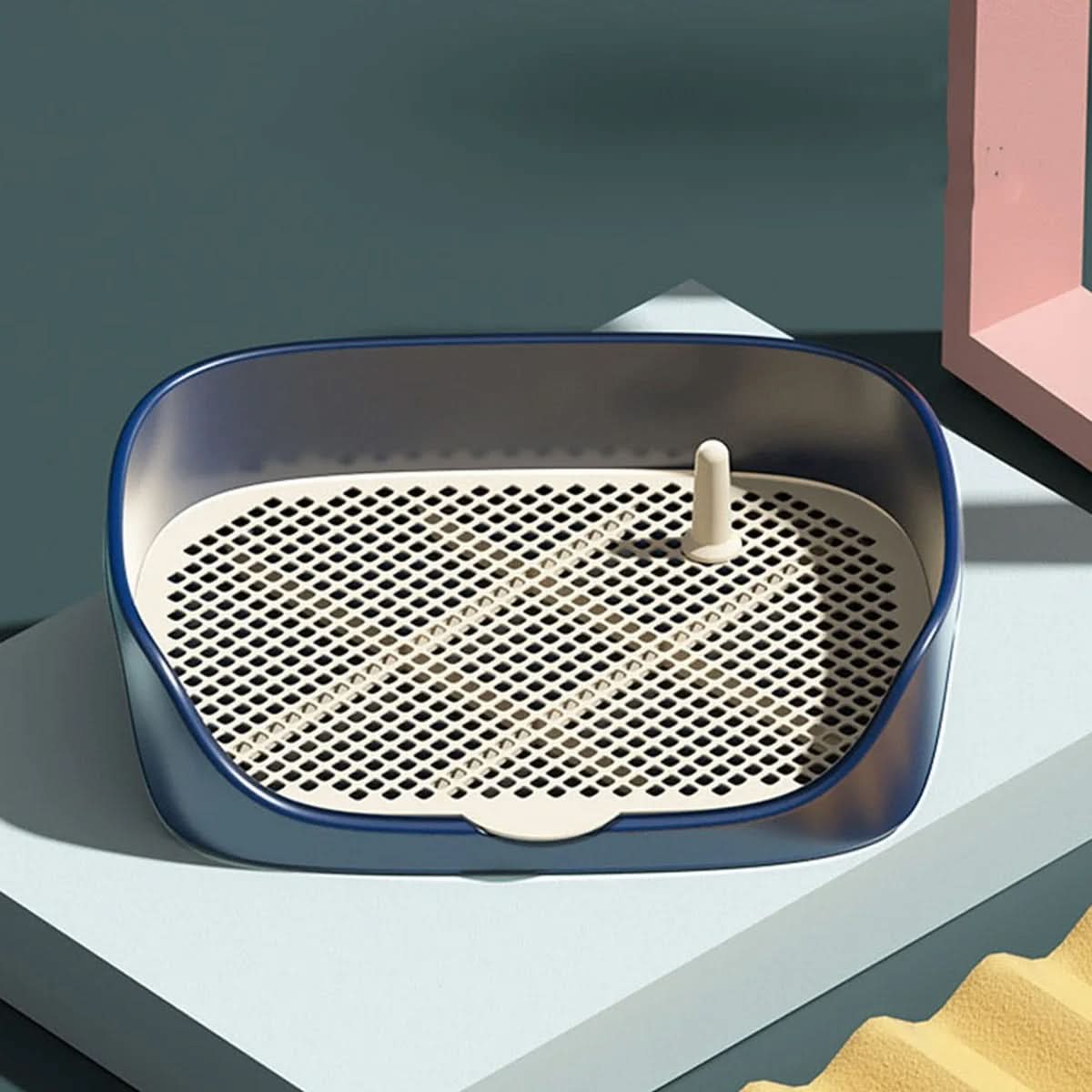 Welpen-Toilettentrainer mit Spritzschutzrand