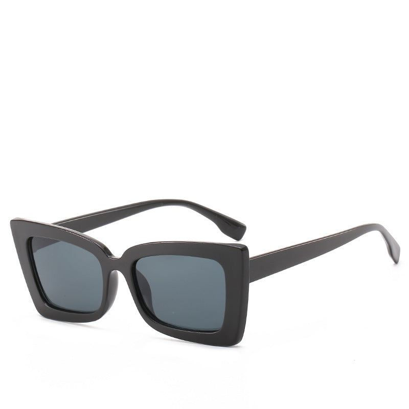 Damen Designer-Sonnenbrille mit modernem geometrischen Rahmen Karnz