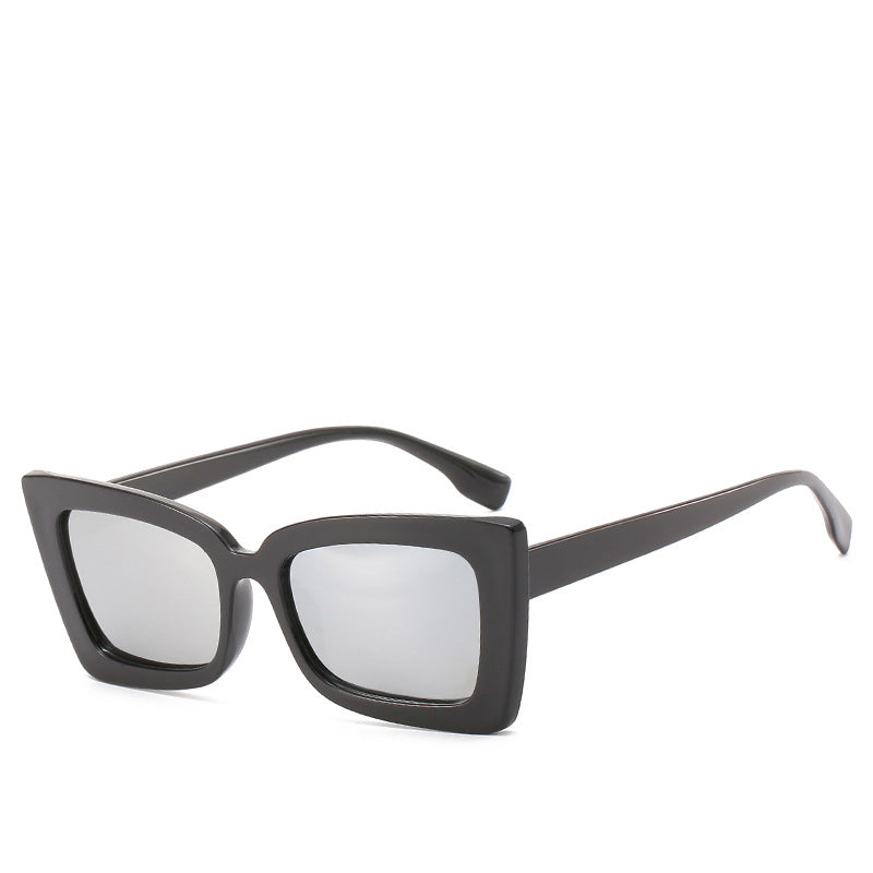 Damen Designer-Sonnenbrille mit modernem geometrischen Rahmen Karnz