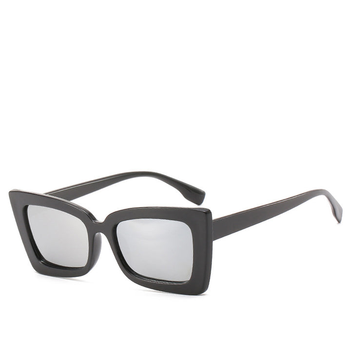 Damen Designer-Sonnenbrille mit modernem geometrischen Rahmen Karnz