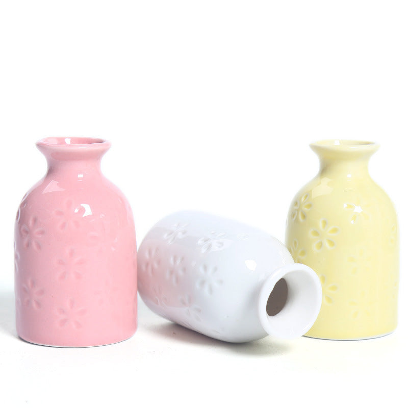 Charmante Keramik-Bud-Vase Karnz