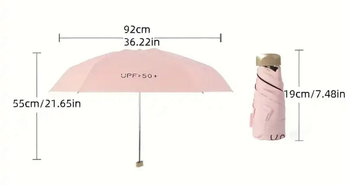 Mini Taschenschirm UV-Schutz kompakt | Karnz