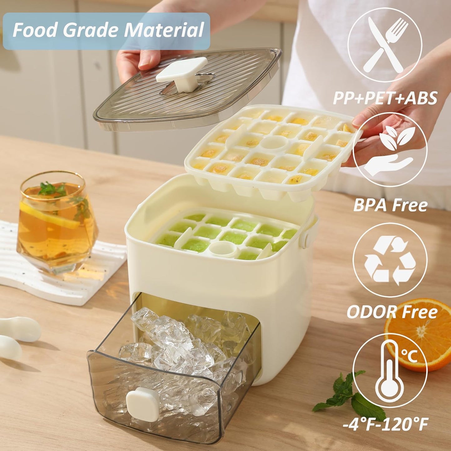 Eiszauber Pro — Knopfdruck-Eis für stressfreie Drinks und pure Erfrischung! | Karnz