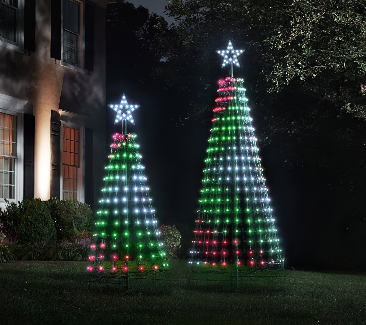 Der choreografierte Lichtshowbaum
