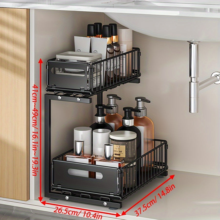 Ausziehbarer Unter-Schrank Organizer 2 Etagen | Karnz