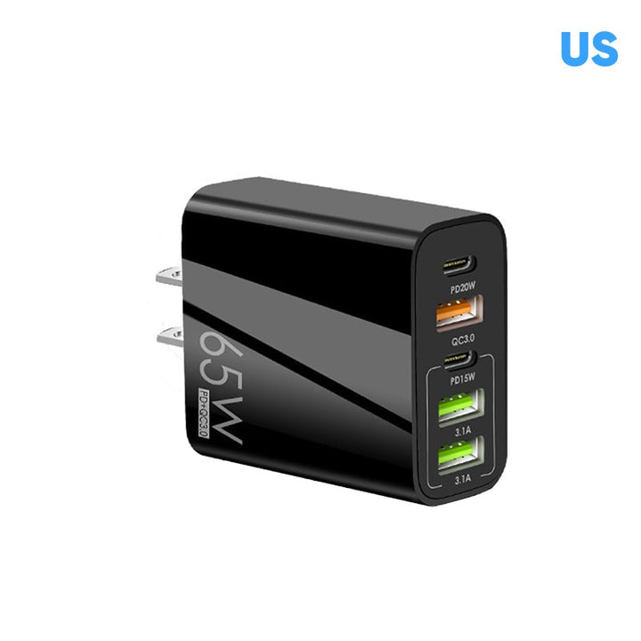 Multi-Port-Adapter 65W Schnellladegerät - US-Standard | Karnz