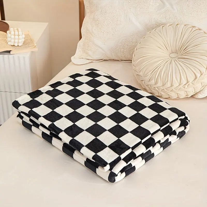 Klassische Karodecke – Weiche und warme Decke für Sofa und Schlafzimmer