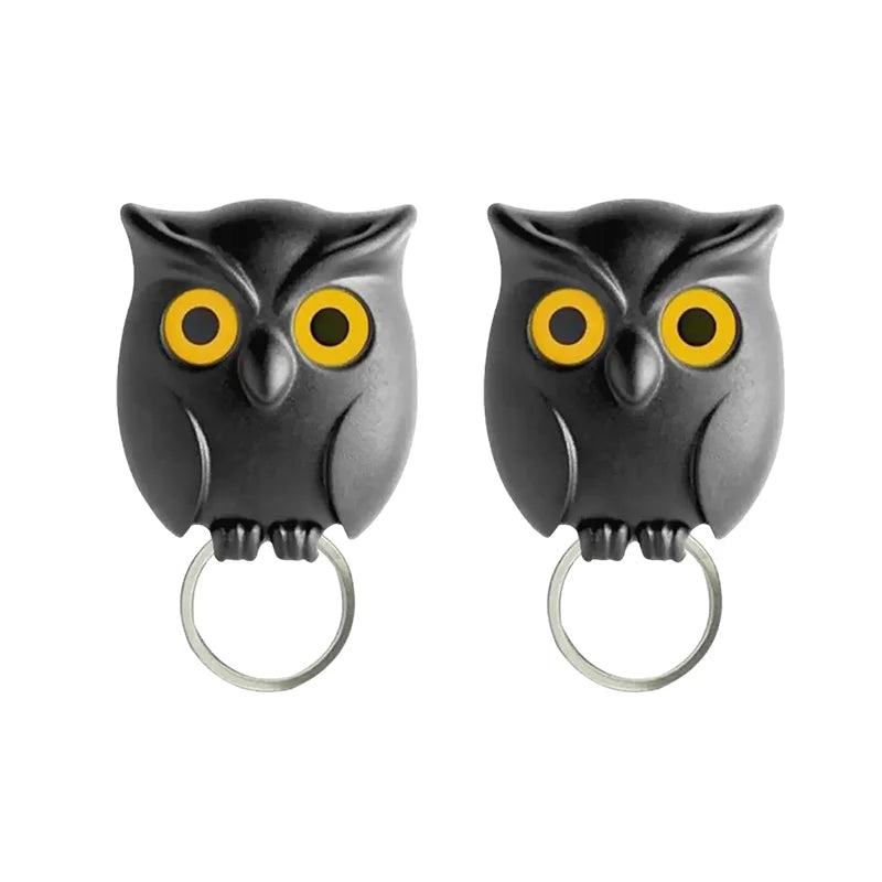 🦉Der Schlüsselguard ist eine zuverlässige Eule - süßer Nacht-Eulen-Schlüsselhalter mit automatischen Augenöffnen- und -schließen | Karnz