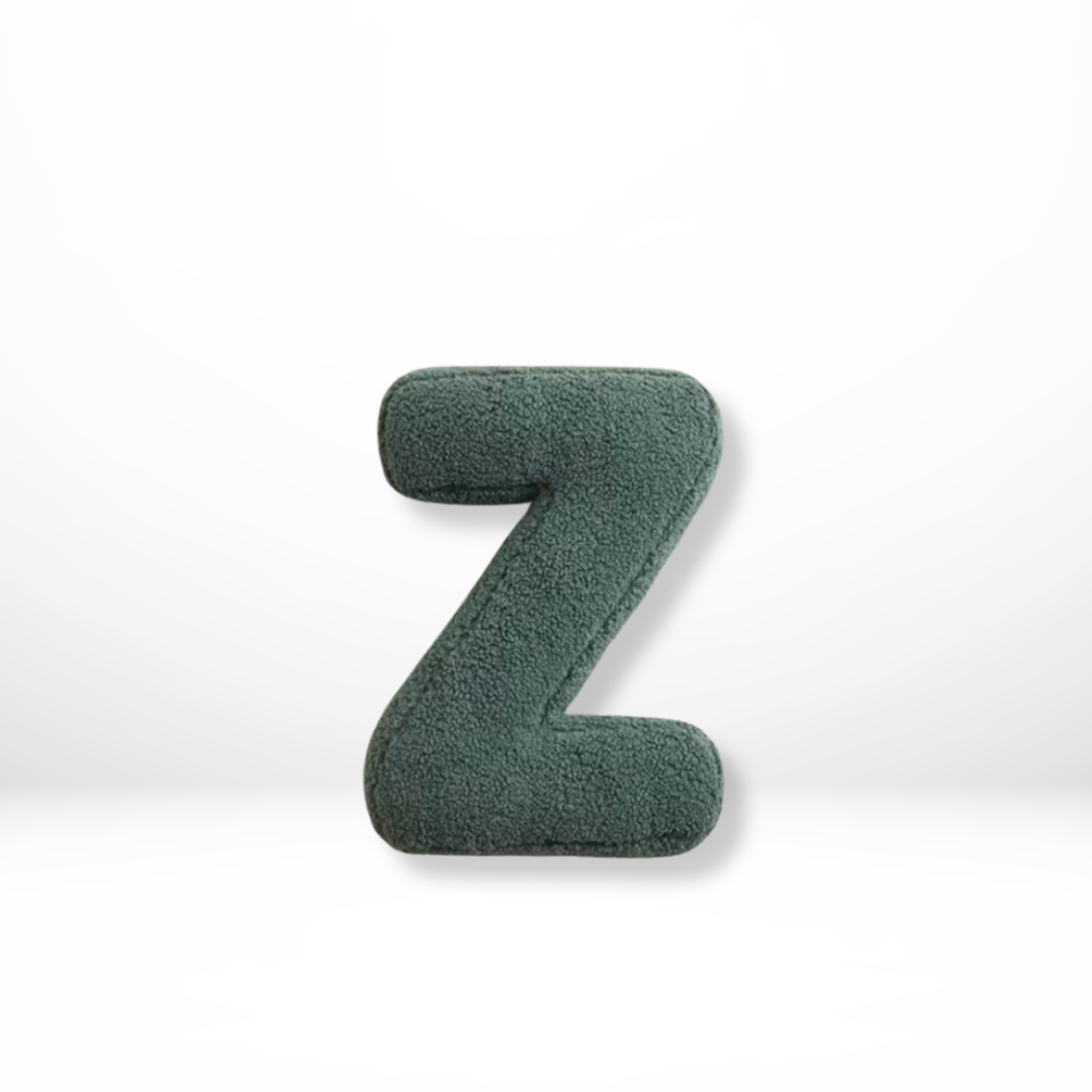 Karnz | Samt Alphabet Dekokissen Mit Buchstaben A Bis Z