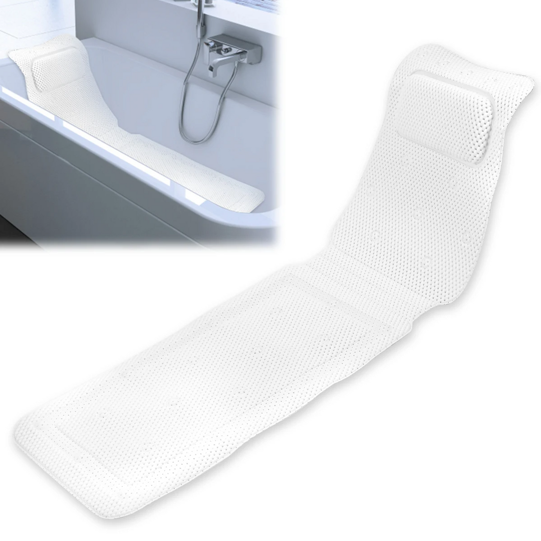 HydroComfort Rutschsichere Badewannenmatte mit Kissen Karnz