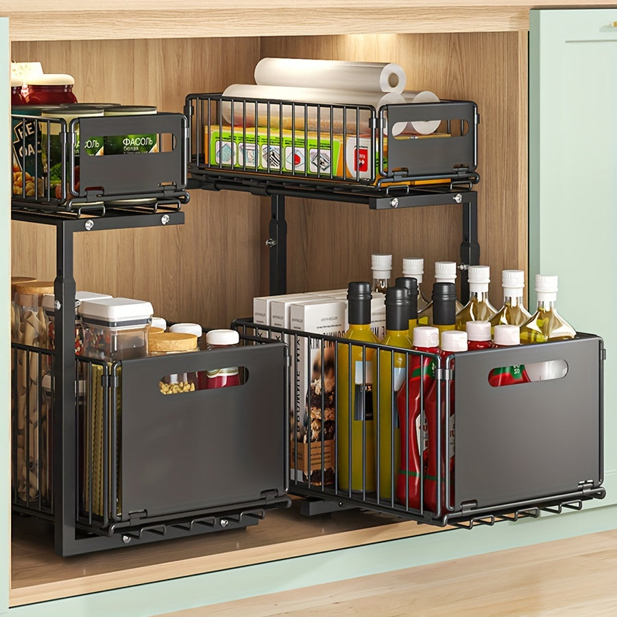 Ausziehbarer Unter-Schrank Organizer 2 Etagen | Karnz