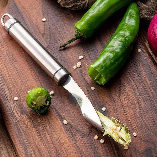 Edelstahl Chili Samenentferner | Karnz