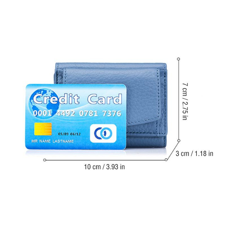 Handgefertigte RFID-Geldbörse aus weichem Leder | Karnz