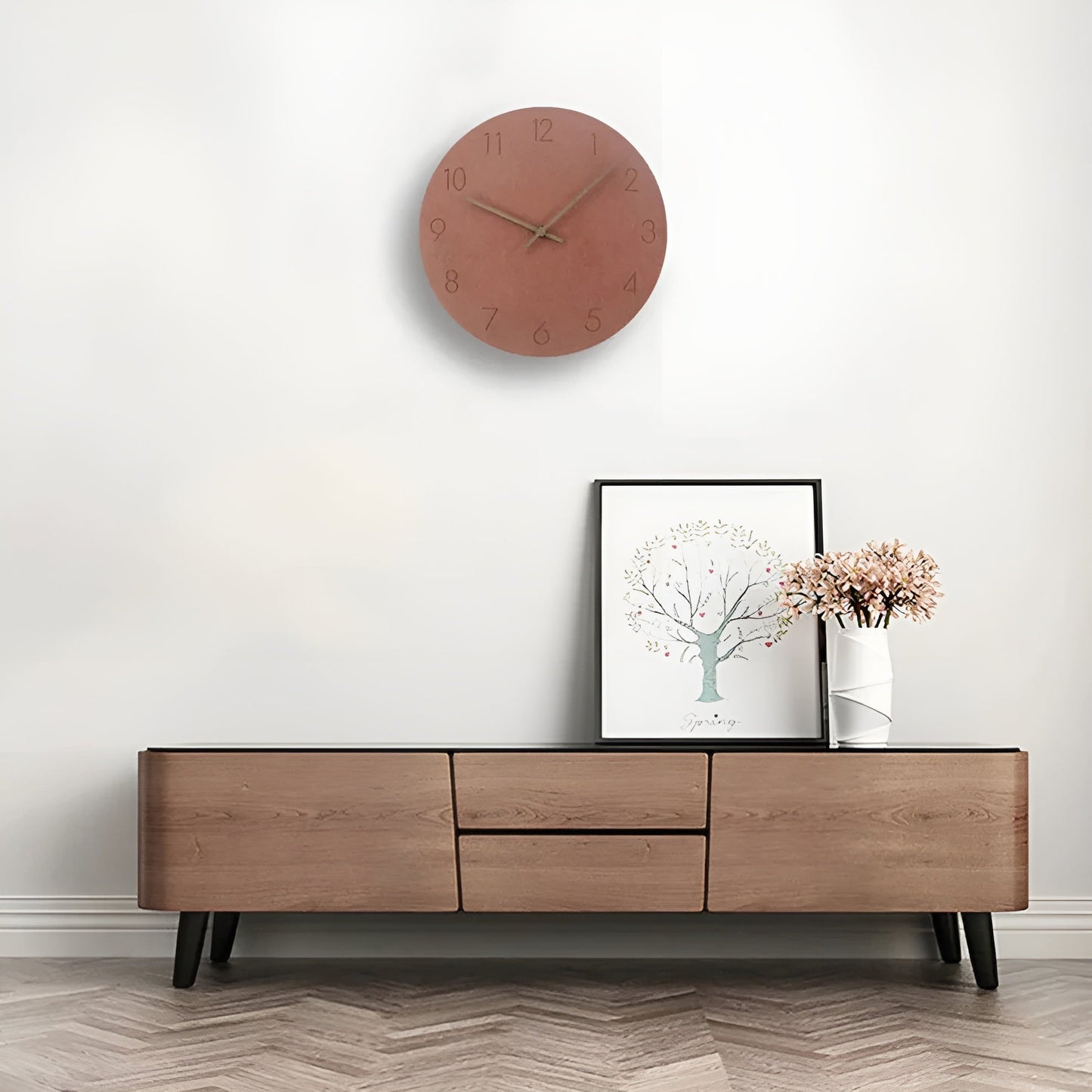 Wanduhr aus Holz – Minimalistisches Design für modernes Wohnen