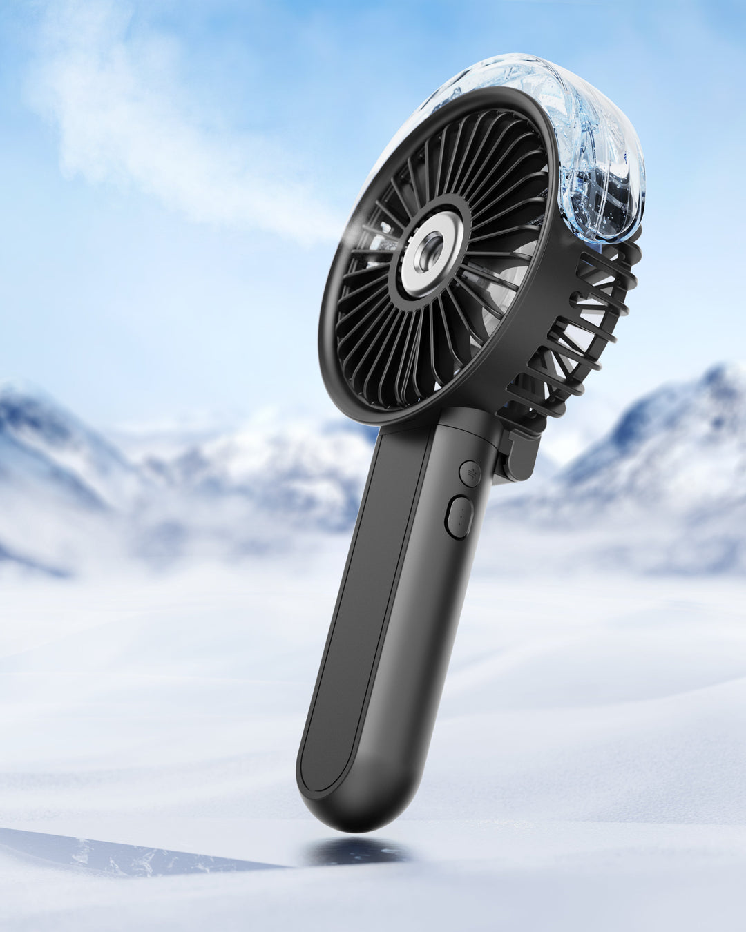 Tragbarer Nebelventilator - 180° faltbar | Karnz