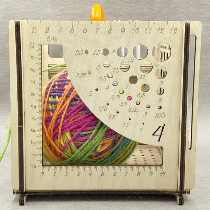 Holzschüssel All-in-One – Multifunktionales Strickwerkzeug | Karnz