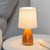 GlasDimm | Elegante USB dimmbare Tischlampe mit Glasfuß | Karnz