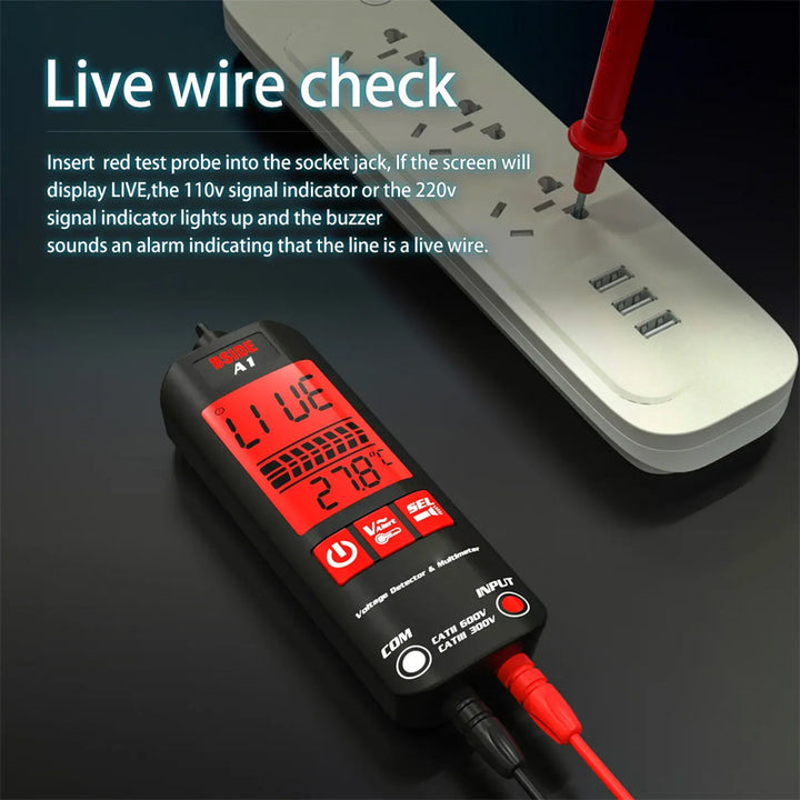 A1 Vollautomatisches Antibrennintelligentes digitales Multimeter Karnz