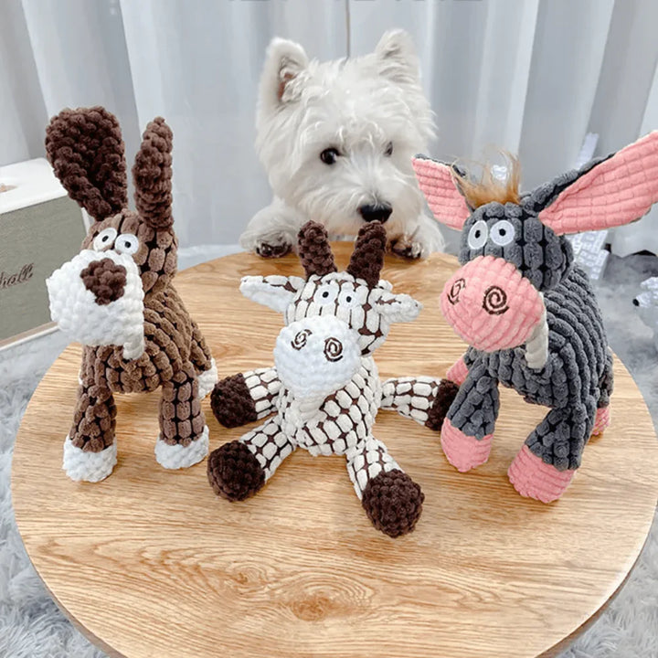Sandsberg | Robustes Hundespielzeug aus Plüsch | Bissfestes und langlebiges Design | Mehrere Modelle