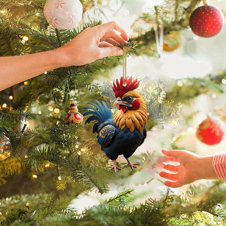 Cartoon-Hahn Dekorative Ornamente | Karnz