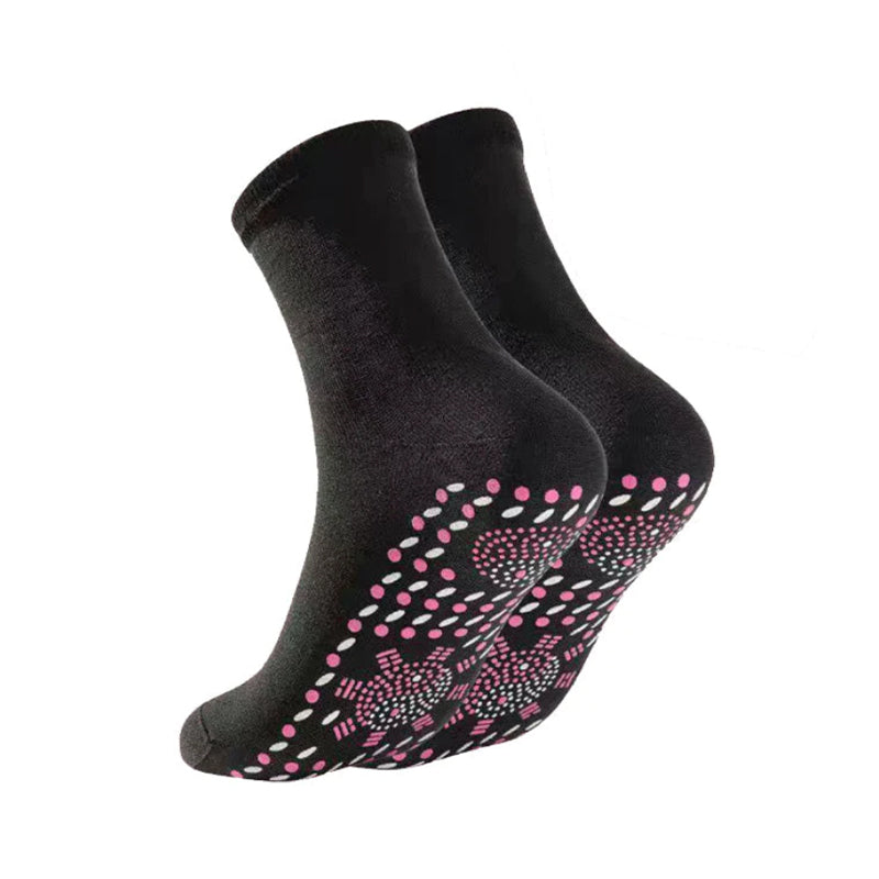 Selbstwärmende Fitness-Socken mit Turmalin-Akupressurfunktion